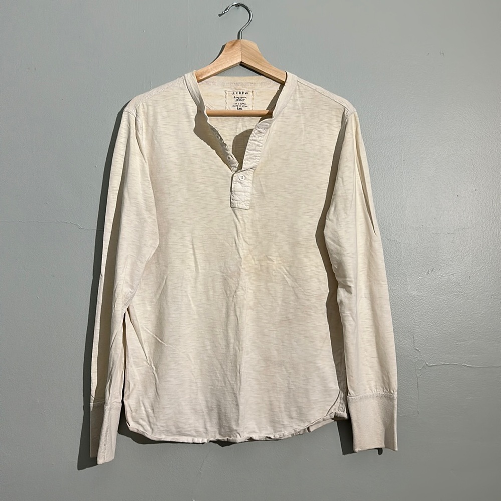 J.Crew Long Sleeve Henley (Men’s S)